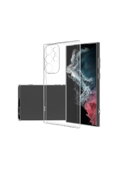 Galaxy S23 Ultra Uyumlu Zore Süper Silikon Kılıf-renksiz Renksiz