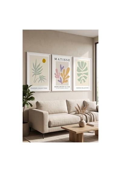 Beyaz Ahşap Çerçeveli Pastel Yeşil Mor Sarı Matisse Botanik Soyut Üçlü Duvar Tablosu Modern Dekorasyon Kabartma Görünümlüdür Beyaz Beyaz Ahşap Çerçeveli Pastel Yeşil Mor Sarı Matisse Botanik Soyut Üçlü Duvar Tablosu Modern Dekorasyon Kabartma Görünümlüdür Beyaz