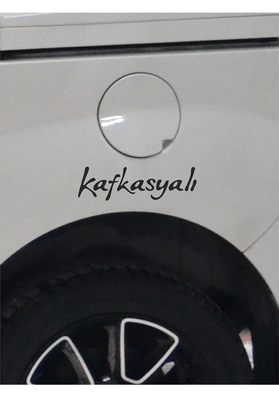 Kafkasyalı Folyo Kesim Etiket Siyah (22.5x6.5 cm)