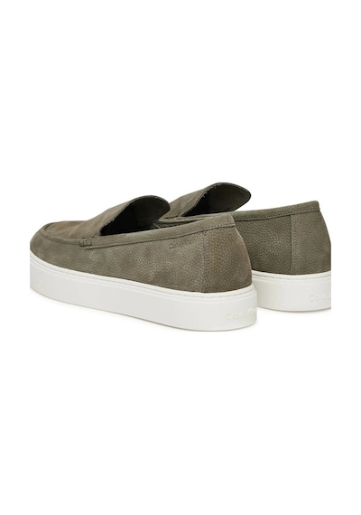 Calvin Klein Hibrit Nubuk Makosen Erkek Loafer Hm0hm01902-mtb Yeşil