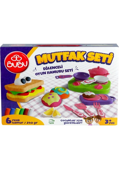 Bu-bu Oyun Hamuru Seti Mutfak Bubu-oh0015