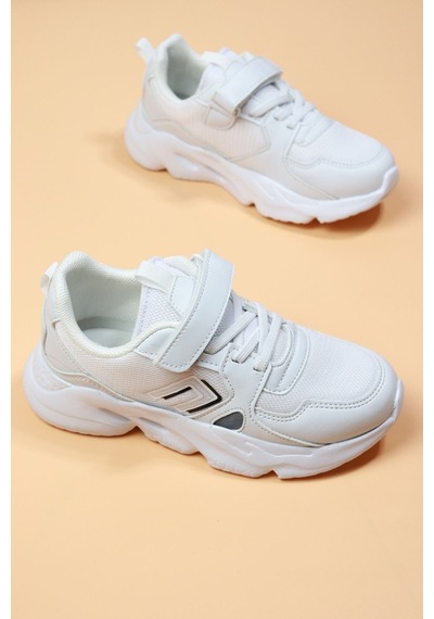Cool Tokyo Full Ortapedik Unisex Çocuk Spor Ayakkabı Beyaz