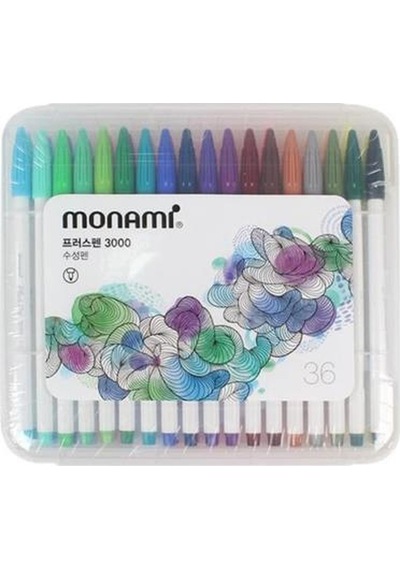 Monami Plus Pen 3000 Serisi 36'lı Keçeli Kalem Seti