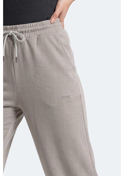 Slazenger Melora I Kadın Bol Paça Taş Gri Eşofman Altı