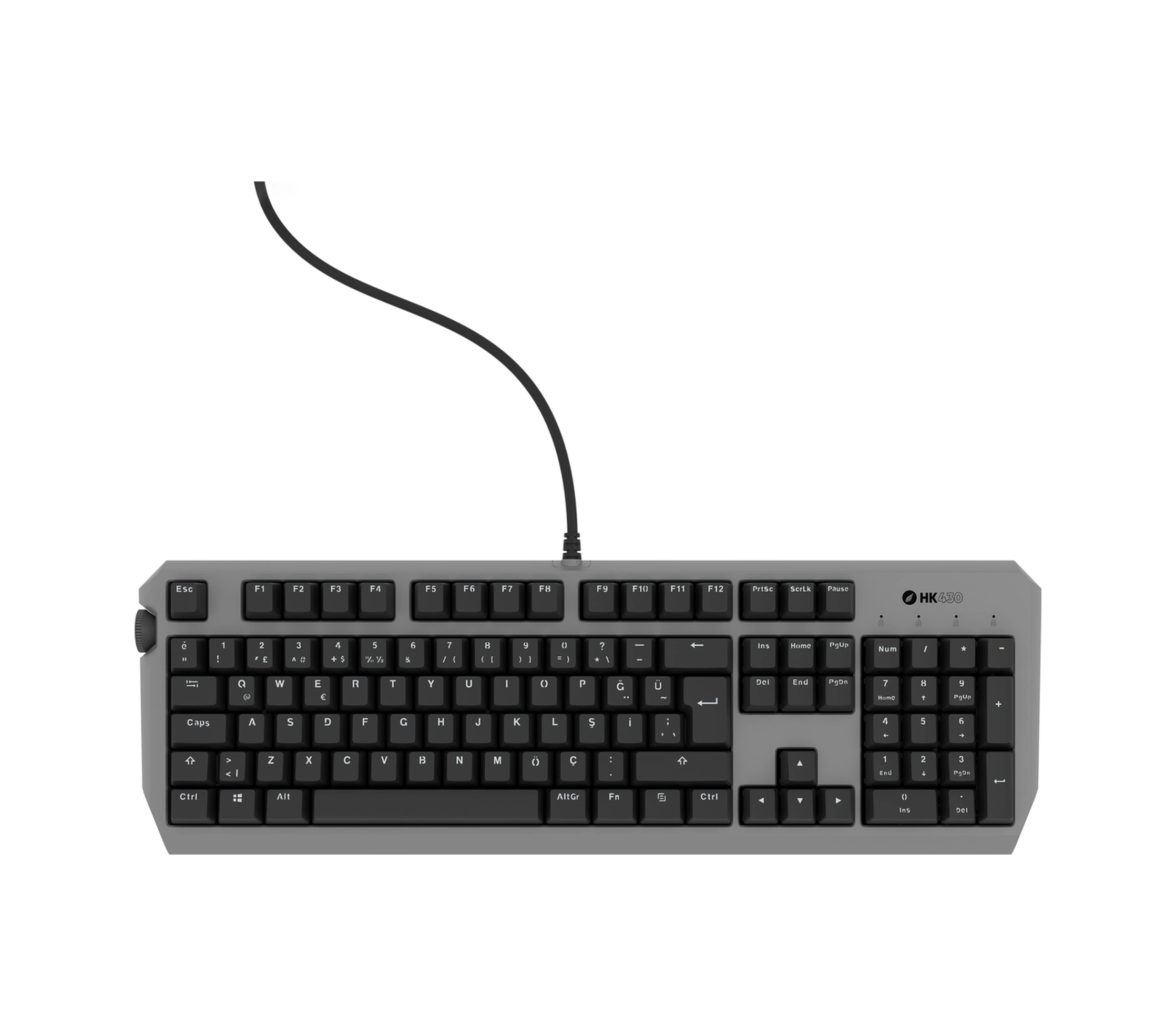 Hk430 Mekanik Kırmızı Switch Rgb Kablolu Metal Kasa Full Gaming Oyuncu Klavye