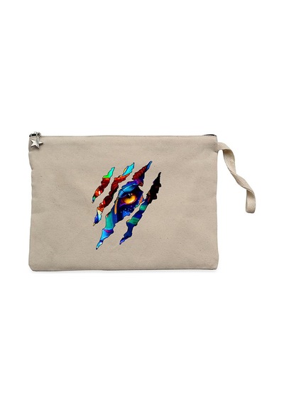 Avatar The Way Of Water Eye Krem Clutch Cüzdan / El Çantası Krem