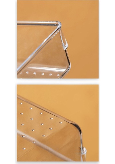 9 Parça Banyo Kozmetik Takı Düzenleyici Makyaj Organizer - Modüler Çekmece Içi Düzenleyici Gri