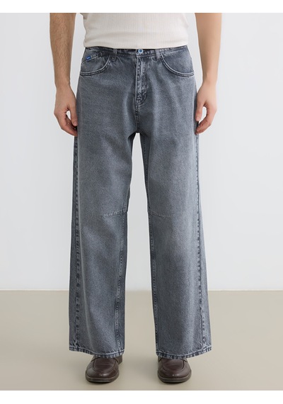 Lcw Jeans Gri Loose Fit Erkek Jean Pantolon