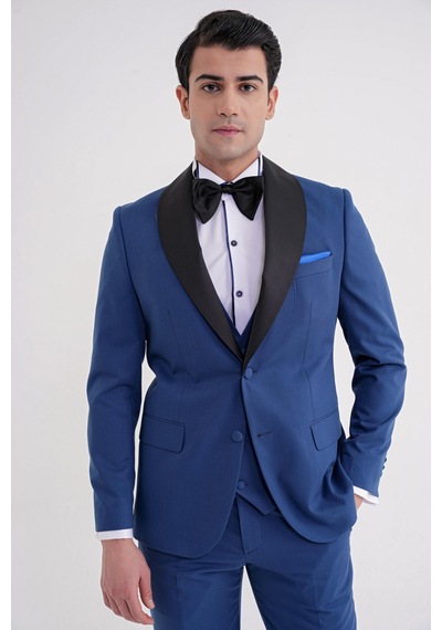 Slim Fit Çıkarılabilir Şal Saten Yaka Parlement Yelekli Damatlık Smokin Takım Black 072 Parlement Slim Fit Çıkarılabilir Şal Saten Yaka Parlement Yelekli Damatlık Smokin Takım Black 072 Parlement