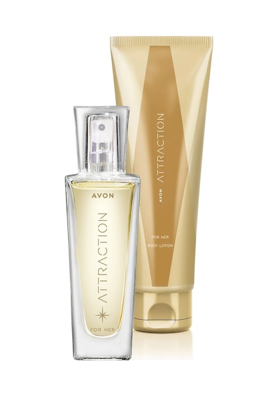 Avon Attraction Kadın Parfüm EDP 30 ML + Attraction Vücut Losyonu 125 ML
