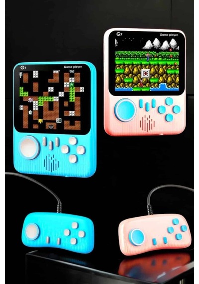 Mey İthalat El Atarisi 3.5 İnç Ekran Çift Konsol 666 Adet Retro Oyun Gamepad 29136893