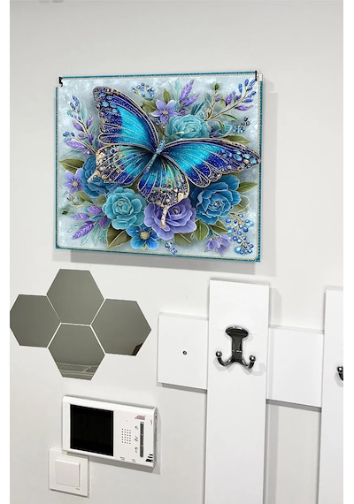 Dekoratif Sigorta Kutusu Kapağı 39x32 Cm Açılır Kapaklı Elektrik Panosu Gizleme Paneli Ss023