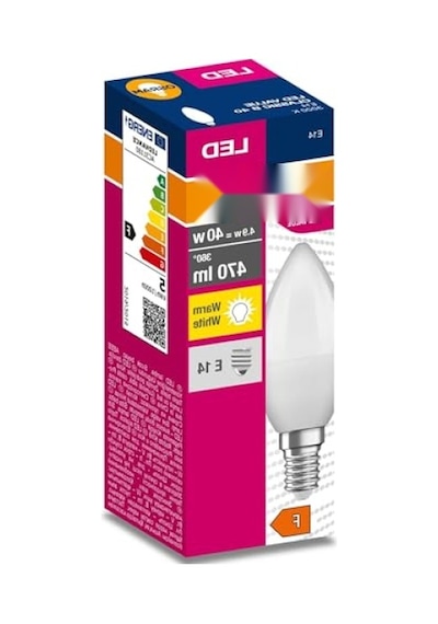 10'lu Mum Led Ampul Seti - 4.9w, E14, Sarı Renk