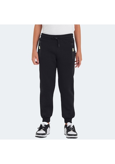 Slazenger  LAMIS Çocuk Fermuar Cepli Siyah Eşofman  Altı