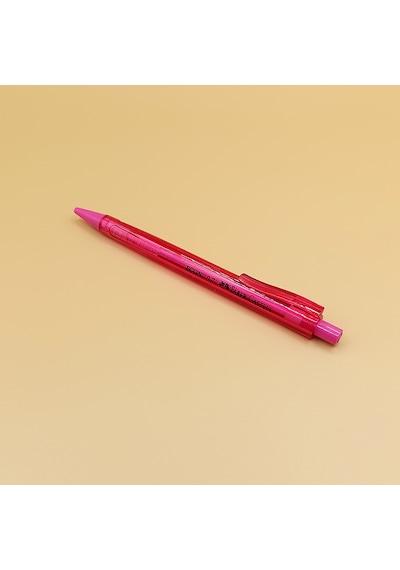 Faber-castell Econ 0.7 Mm Uçlu Kalem Şeffaf Gövdeli Otomatik Kalem Pembe