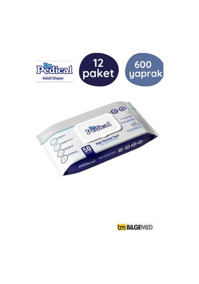 Dr.pedical Vücut Temizleme Havlusu 50'li 12 Paket