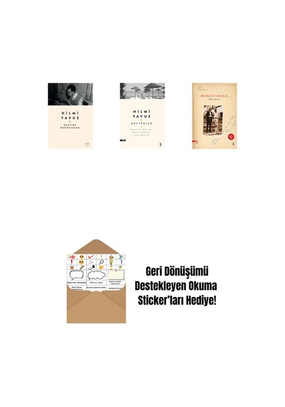 Saatine Bakan Adam + Defterler + Behçet Hoca + Okuma Sticker'ları