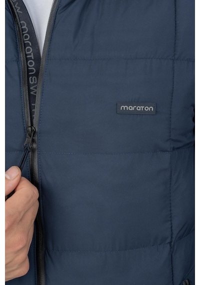 Maraton Sportswear Regular Erkek Kapşonlu Uzun Kol Basic Lacivert Mont 21259-lacivert Lacivert