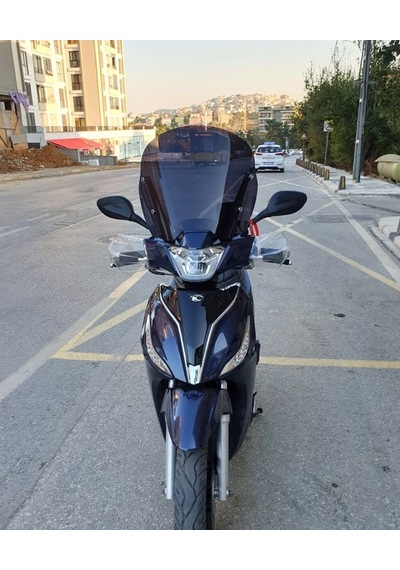 Motocam Kymco People S 200 Ön Cam 2020-2026 Model 38cm Siyah Renkli 4mm Sportif