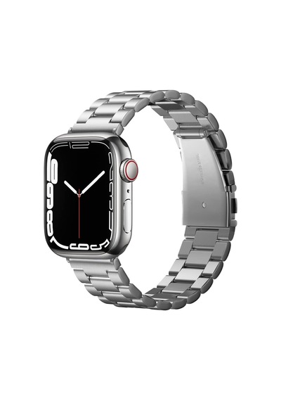 Apple Watch 44mm / 42mm Seri 1/2/3/4/5/6/se İle Uyumlu Kayış Modern Fit Silver - 062mp25404 Çok Renkli