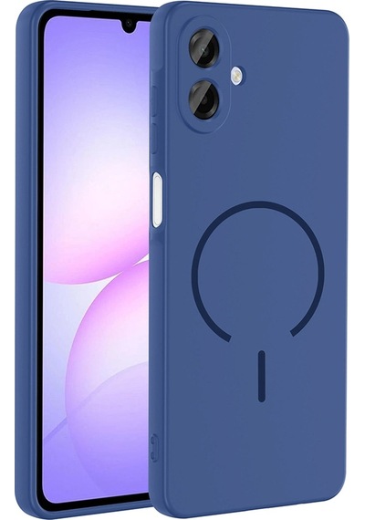 Samsung Galaxy Uyumlu A07 Kılıf M-safe Şarj Özellikli Zore Meta Kapak Çok Renkli