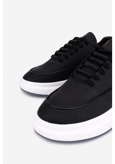 Valmenti Erkek Hakiki Deri Siyah Sneakers & Spor Ayakkabı 1093 3455 Erk Ayk Y26 Sıyah Mt
