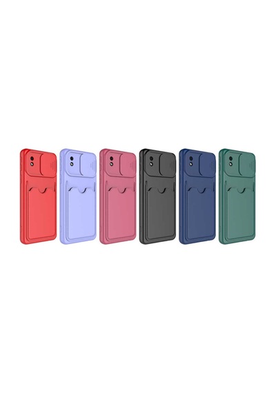 Galaxy A01 Core Kılıf Zore Kartix Kartlık Bölmeli Kılıf