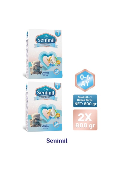Senimil 1 Bebek Sütü 800 G 2 Adet