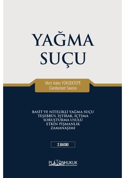 Yağma Suçu 2. Baskı