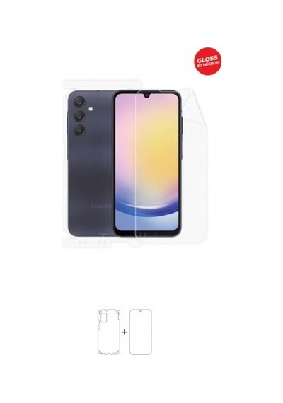 Samsung Galaxy Uyumlu A25 5g Ön, Arka Ve Yan 360 Derece Tam Kaplama Tpu Film