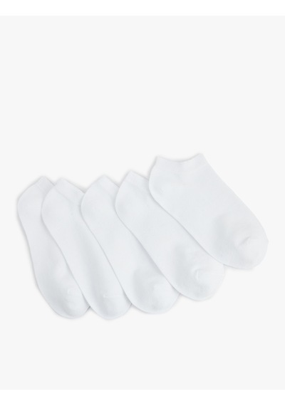 Koton Basic 5'li Patik Çorap Seti Beyaz 6sak80262aa Beyaz