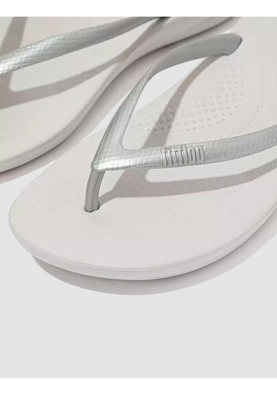 Fitflop Iqushıon Ergonomıc E54 Gümüş Kadın Parmak Arası Terlik Gümüş
