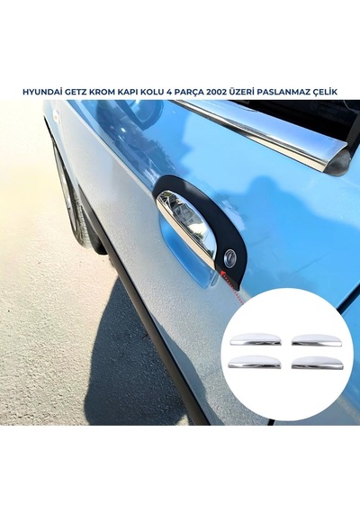 Ebal Otomotiv Hyundai Getz Krom Kapı Kolu 4 Kapı 2002 Üzeri P.Çelik