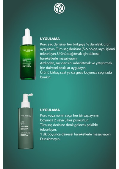 Yves Rocher Güçlendirici Ve Dengeleyici 2'li Saç Serumu Seti-saç Kürü 195 Ml & Saç Serumu 50 Ml