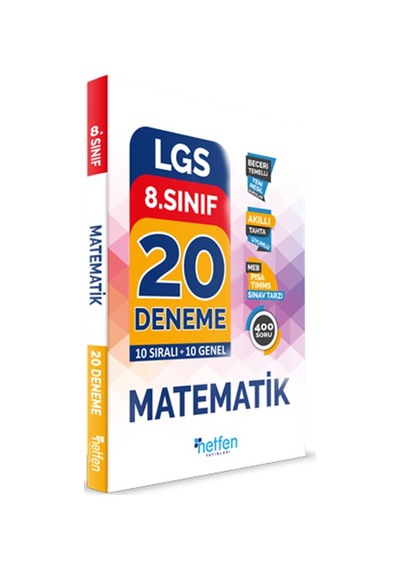 Netfen 8.Sınıf Lgs Matematik 20 Li Deneme Sınavı Fasikül Soru