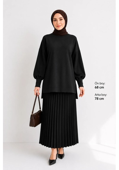 Nuss Triko Tunik Siyah 116