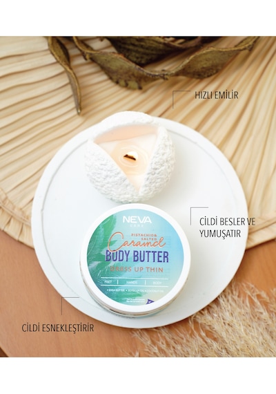 Pıstachıo & Salted Caramel Body Butter Nemlendirici Vücut Kremi 250 Ml