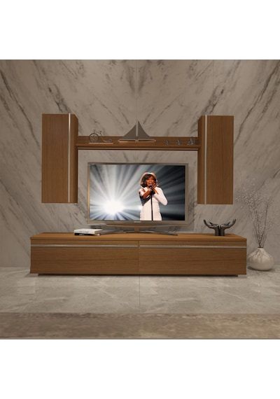 Decoraktiv Eko 7 Mdf Std Tv Ünitesi Tv Sehpası Ceviz