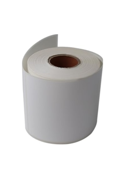 Pp Opak Etiket 100mm X 150mm Ruloda 350 Adet 40mm Kuka Çapında Yırtılmaya Dayanıklı Etiket, Beyaz 1