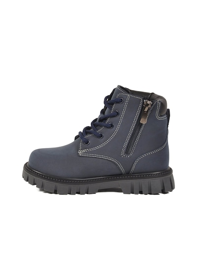 Pepino Lacivert Bağcıklı Fermuarlı Kaymaz Unisex Çocuk Bot 1782 P Lacivert