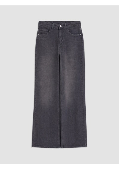 Lcwaıkıkı Classic Gri Wideleg Kadın Jean Pantolon