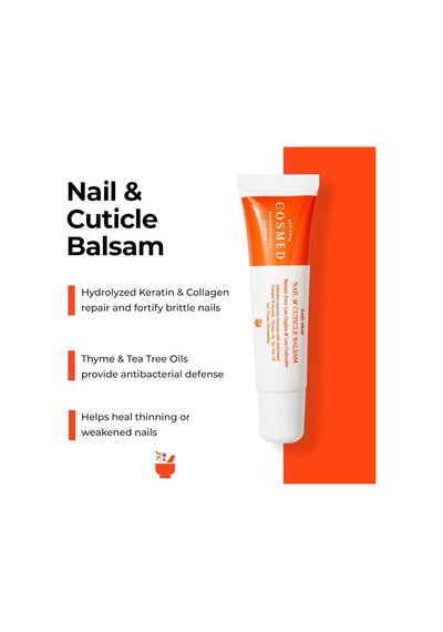 Cosmed Tırnak Dokusunu Ve Kütikül Yapısını Destekleyen Bakım Balmı Nail & Cuticle Balsam 15 Ml
