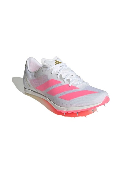 Adidas Adızero Dıstancestar Unisex Atletizm Çivili Koşu Ayakkabısı Kı8385 Beyaz