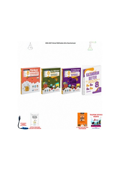 Çanta 8. Sınıf Lgs Tüm Dersler 133 4 Kitap Seti