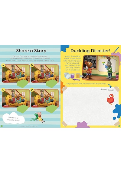 Nosy Crow Pip And Posy - Best Of Friends Sticker Activity Book