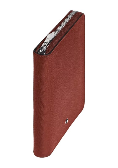 Montblanc Sartorial Deri Fermuarlı 5li Kalemlik 223035 Kırmızı