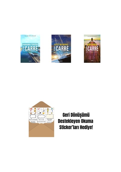 Panama Terzisi + Gece Müdürü + Son Casus + Okuma Sticker'ları