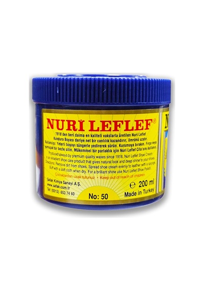 Lexroo Nuri Leflef Klasik Kundura Ve Deri Ayakkabı Boyası, 200 Ml Diğer