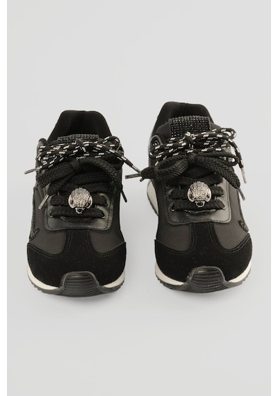 Mubiano Kadın Anorak Sneaker Süet Detaylı Kuş Aksesuarlı Bağcıklı Spor Ayakkabı Aquila Siyah Siyah Mubiano Kadın Anorak Sneaker Süet Detaylı Kuş Aksesuarlı Bağcıklı Spor Ayakkabı Aquila Siyah Siyah