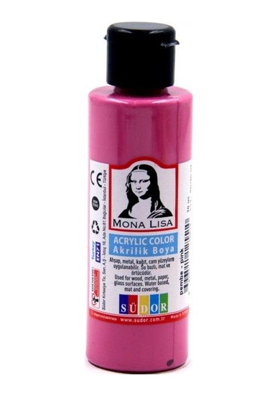 Südor Monalisa Akrilik Boya 70 Ml Pembe 12'li Paket 22 Çok Renkli